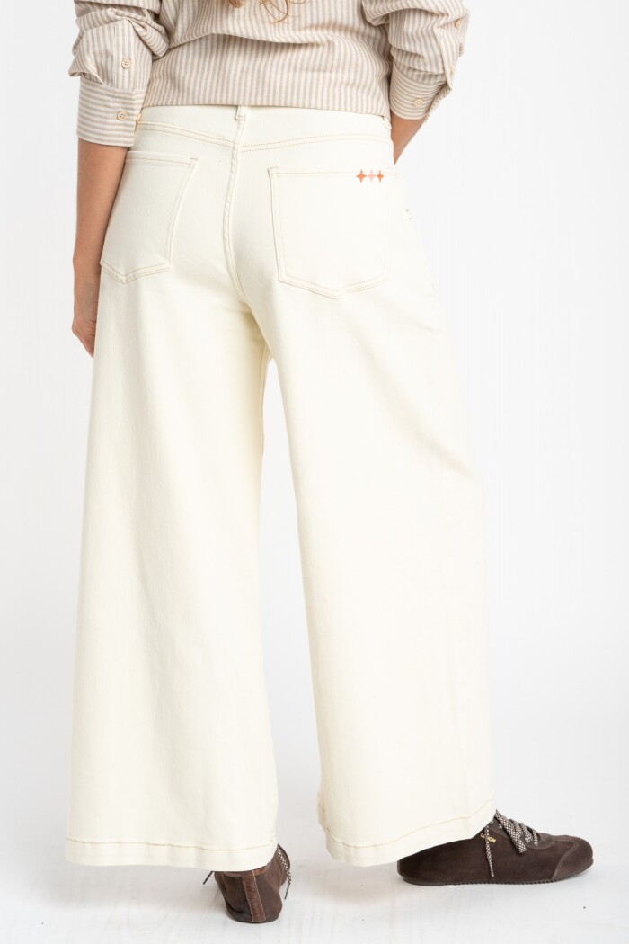 Jean Lemon Mama Wide Leg Nacar