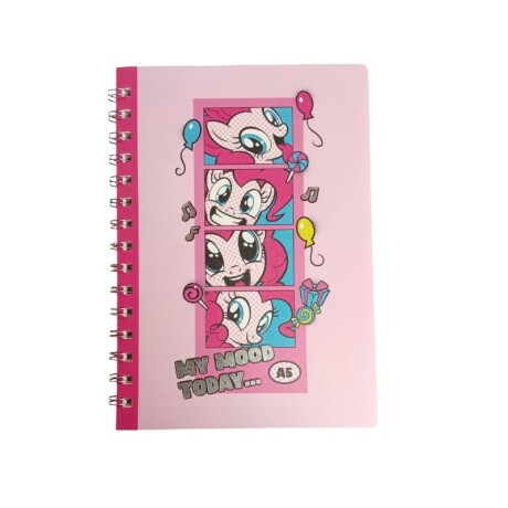 Cuaderno A5 pequeño pony rosa