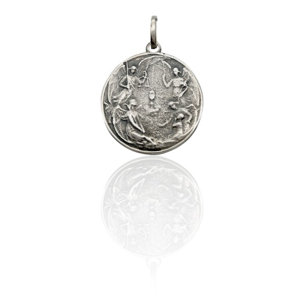 Dije Ángeles-Plata 925 quemada-Sin Piedra-CP3060 Sinpiedra