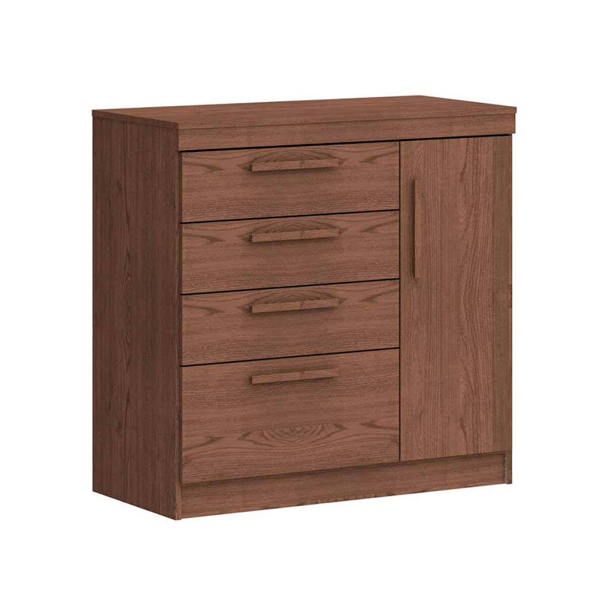 Cómoda Lille 3 Cajones 1 Puerta 1 Zapatero Macadamia 