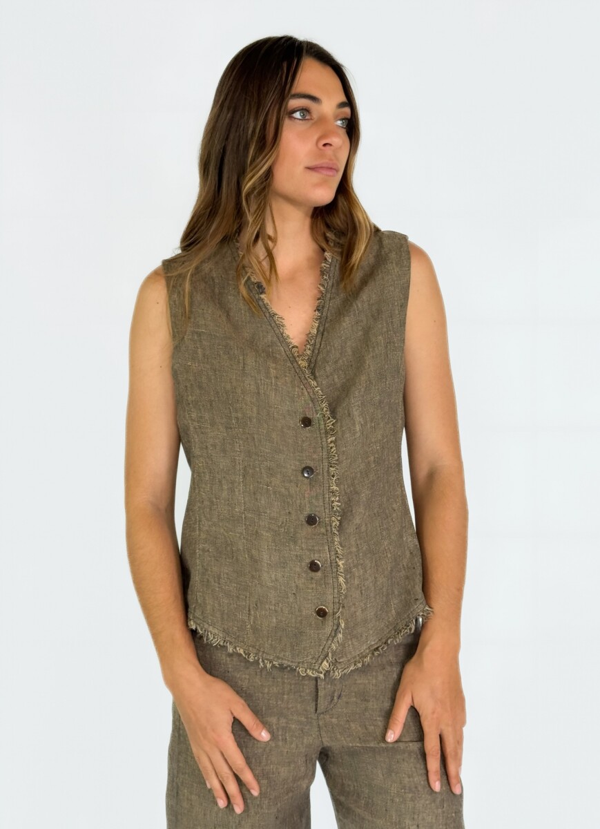 CHALECO TEODORA - VISON 