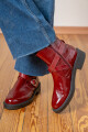 Bota torino Bordeaux charol