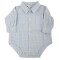 Camisa Body celeste cuadrille