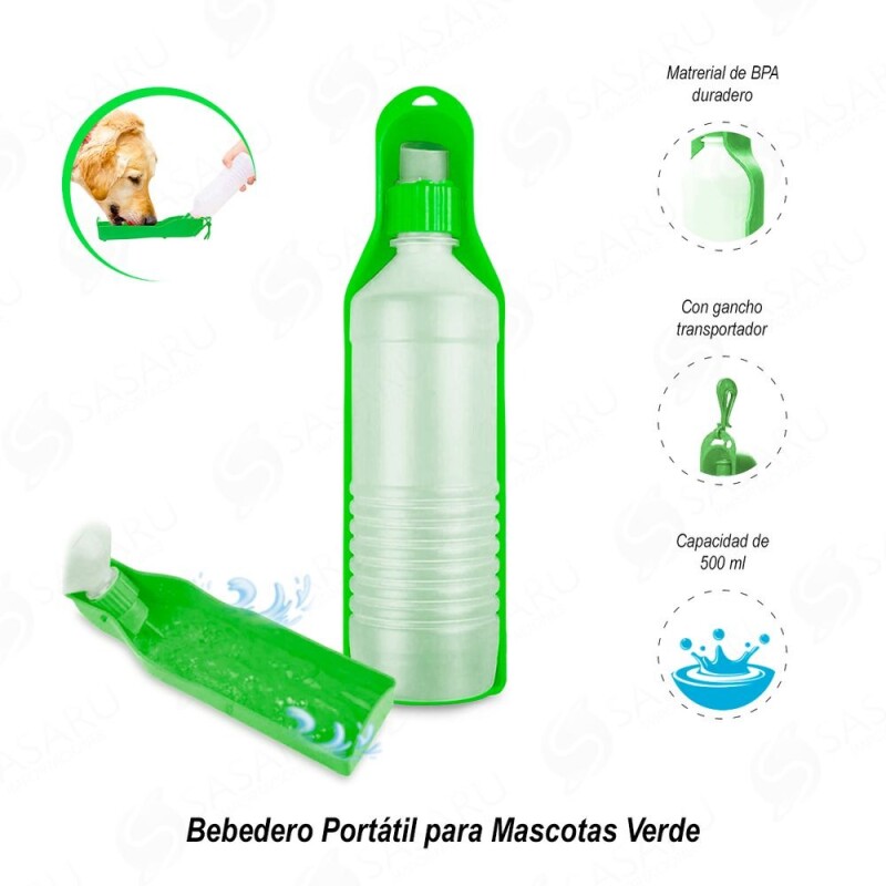 BEBEDERO PORTÁTIL PARA PERROS DE 500 ML BEBEDERO PORTÁTIL PARA PERROS DE 500 ML