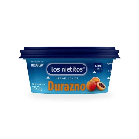 MERMELADA LOS NIETITOS 250G DURAZNO MERMELADA LOS NIETITOS 250G DURAZNO