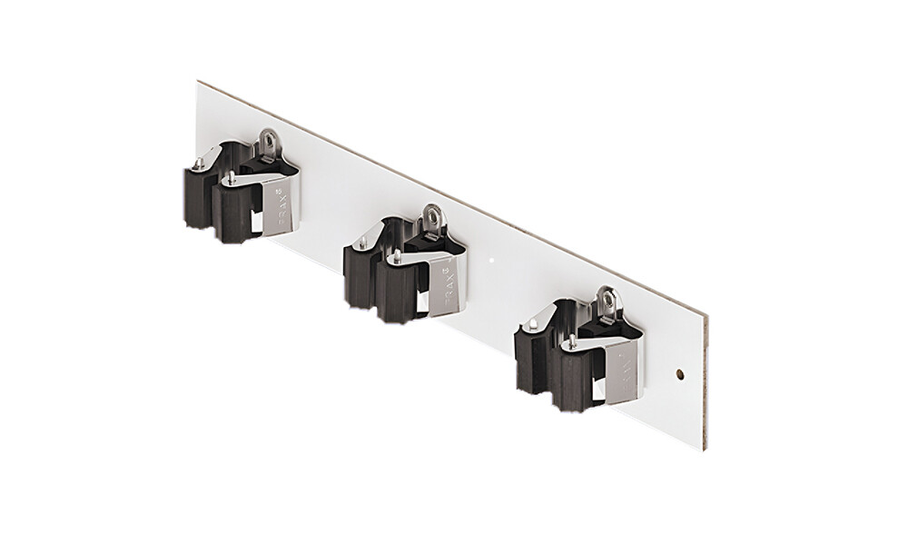 Soporte para escoba fijo de 4 ganchos 520.10.752 Soporte Para Escoba Fijo De 4 Ganchos 520.10.752