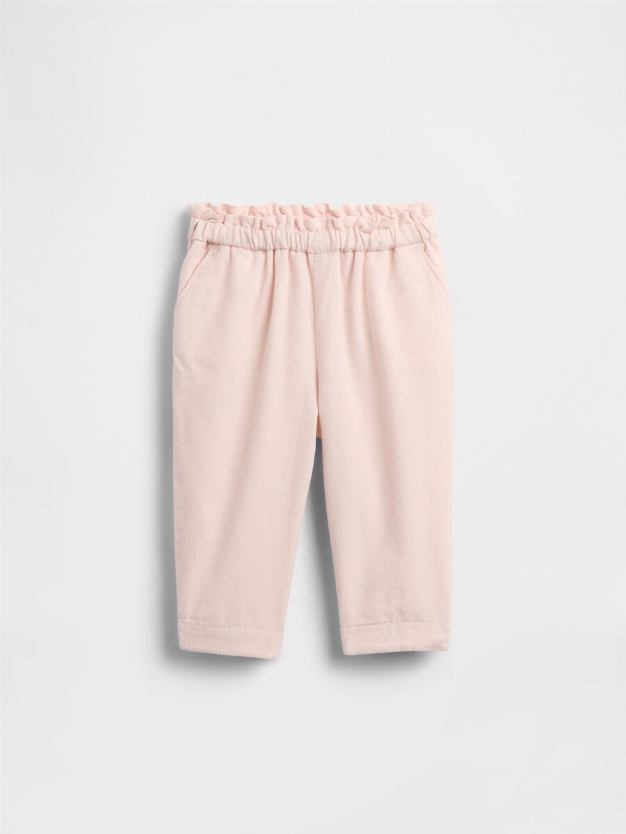 Pantalòn De Pana Bebé - Barely Pink 