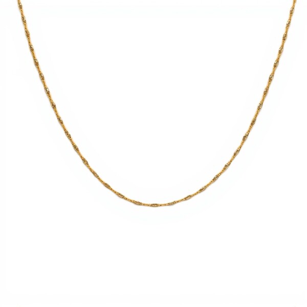 Cadena oro Singapur -Oro bajo -Sin Piedra-CD8047 sinpiedra