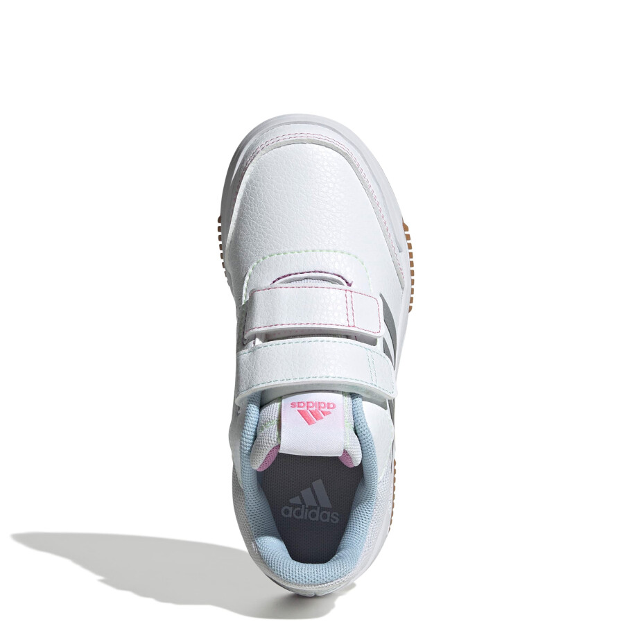 Championes Adidas Tensaur Unisex Blanco - Plateado - Rosado