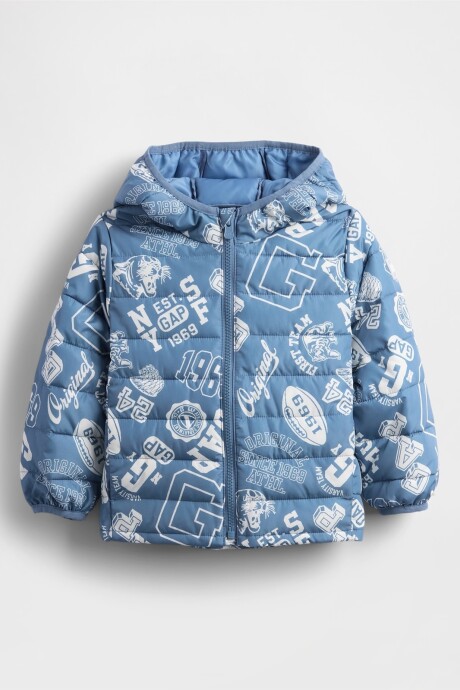 Campera Puffer Toddler Niño Cornflower829