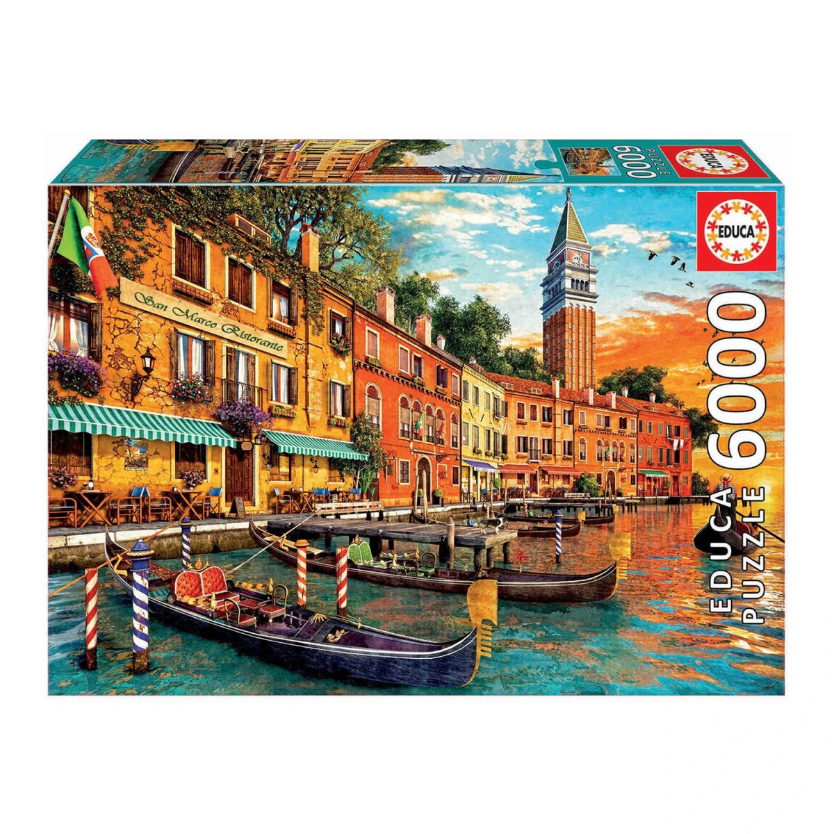 Puzzle Rompecabeza Educa Puesta Sol San Marcos 6000 Piezas 