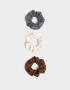 Skunzies Set por 3 Scrunchie - Combinacion Multicolor