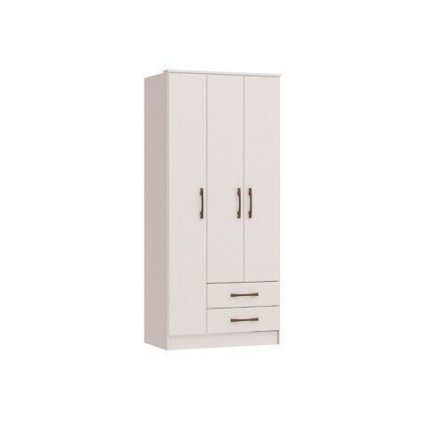 Ropero Moscú 3 Puertas 2 Cajones Blanco Ropero Moscú 3 Puertas 2 Cajones Blanco