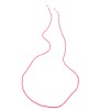 CORREA ARTESANAL FINA MODELO 01 FUCSIA fucsiauniforme