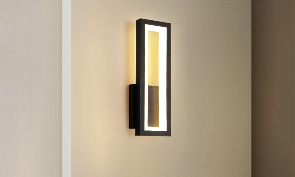 Aplique de pared led negro Aplique De Pared Led Negro