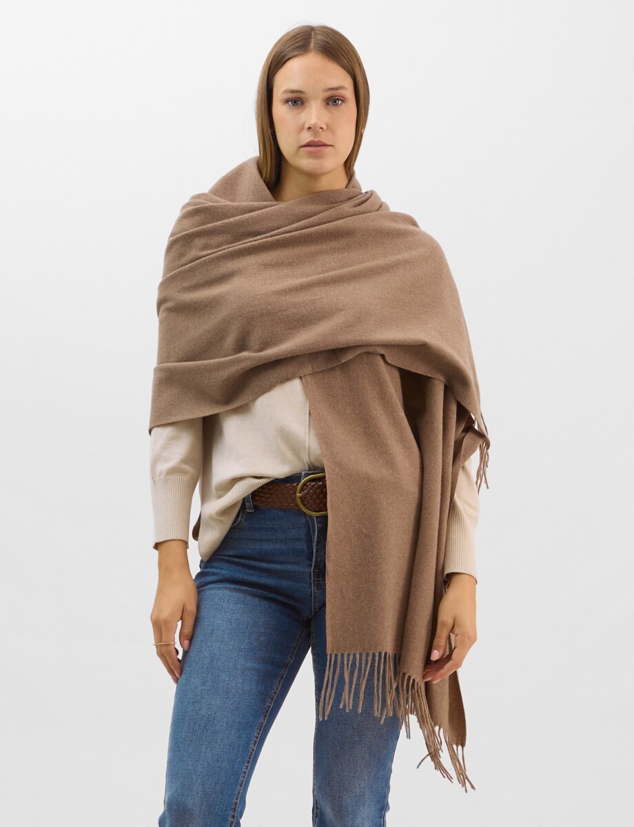 Bufandon Cashmere - Tostado 