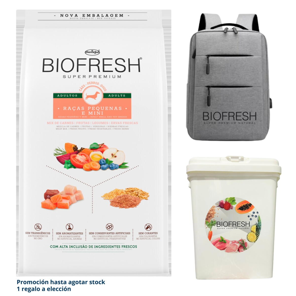 Biofresh Adultos Raza Pequeña X 15 Kg 