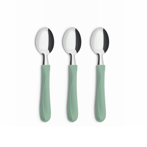 Set X3 Cucharas Postre Trend de Simonaggio VERDE