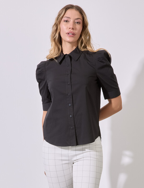 Camisa Algodón NEGRO