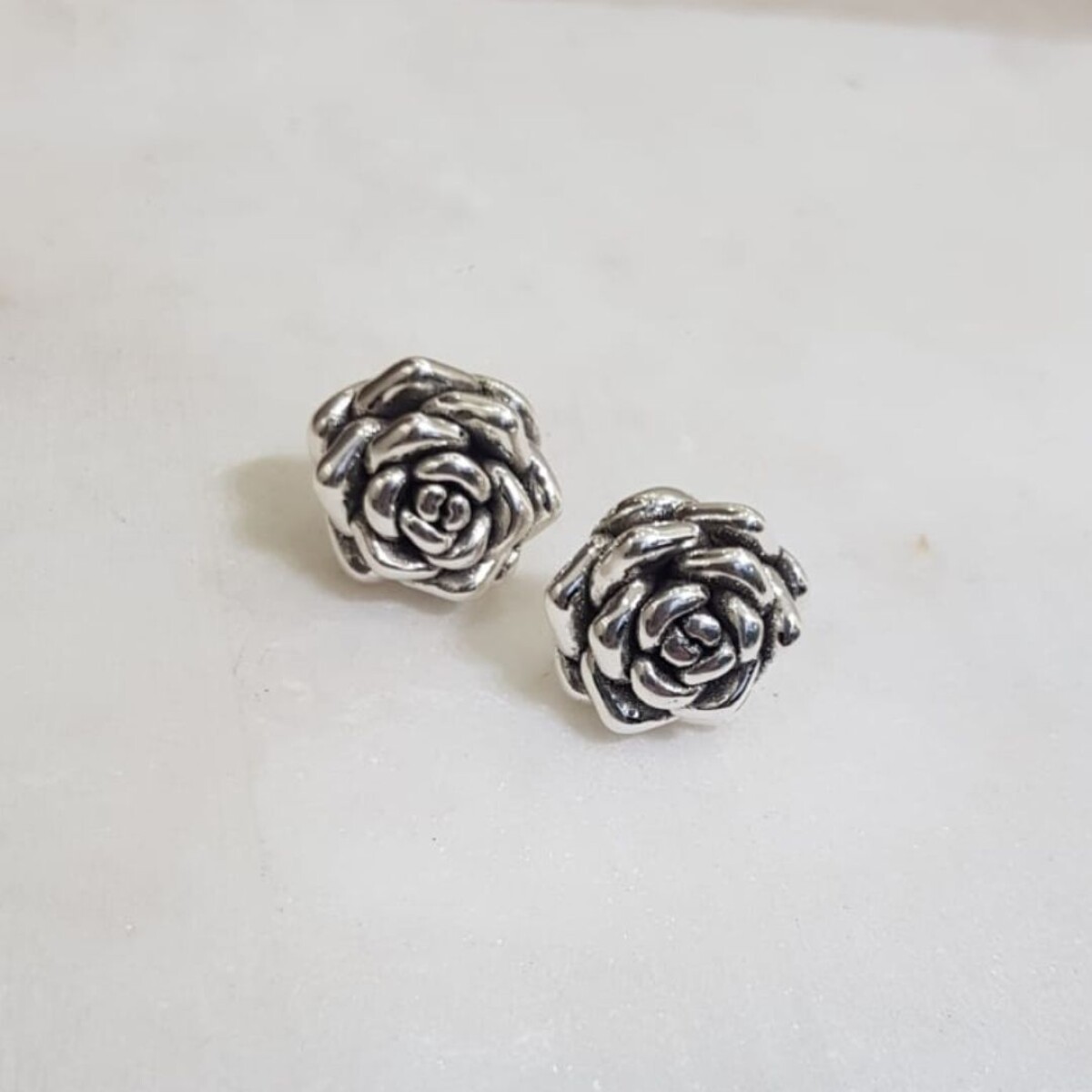 Caravanas Rosas - Plata 925 