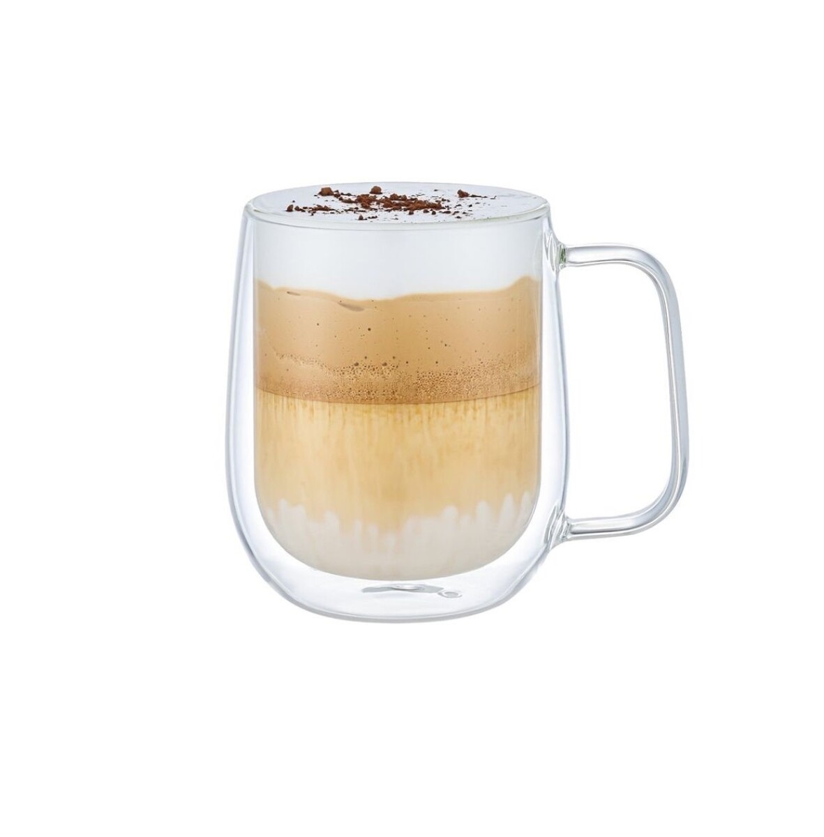 Set 2 Tazas Doble Pared 250Ml Borosilicato Varenna 