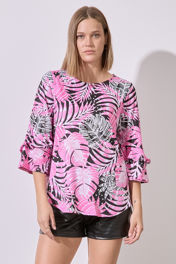 Blusa Print ROSA/MULTI