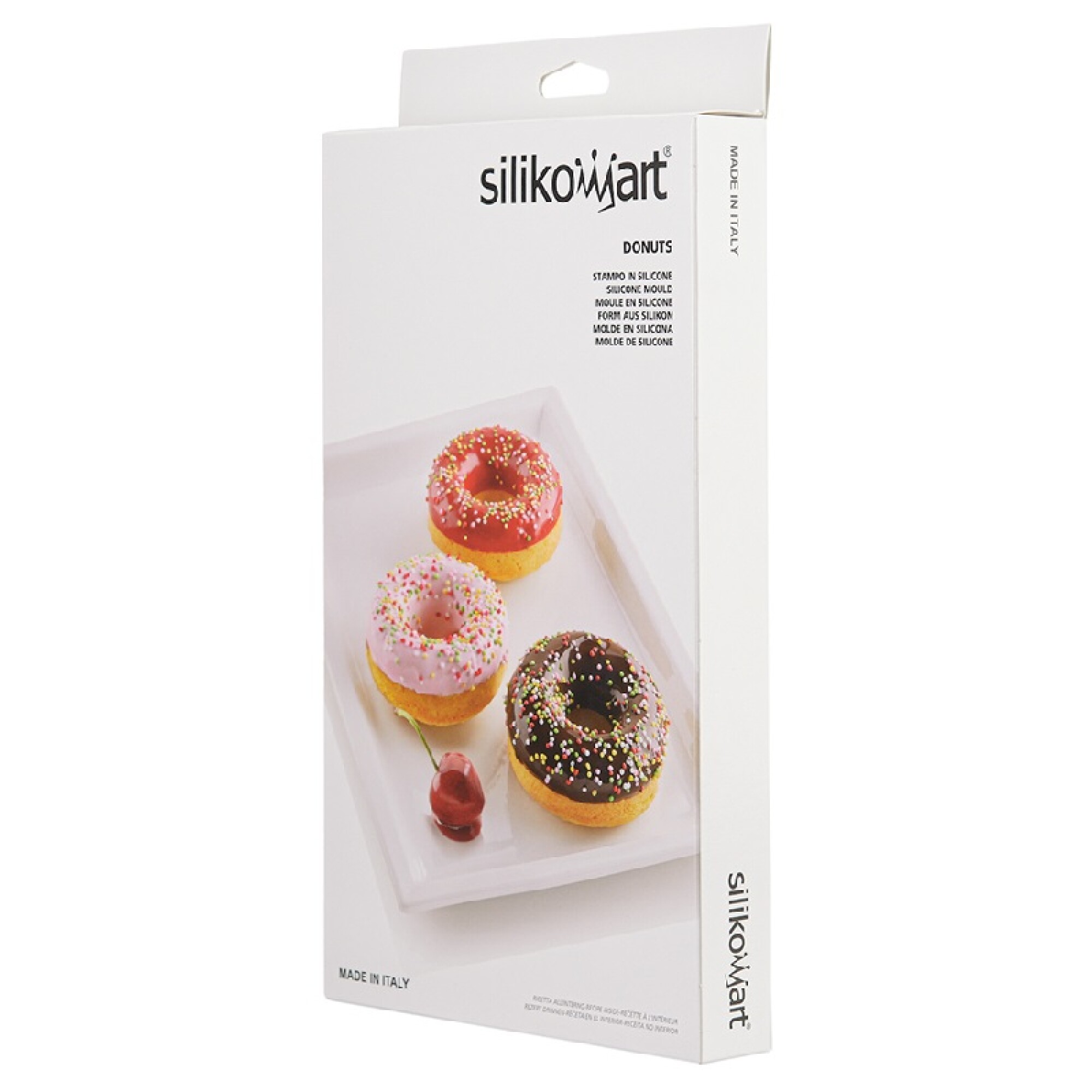 Molde de silicona Mini Donuts Ø45/15h18mm (15 porciones) SiliconFlex,  Silikomart