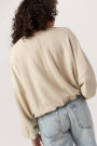 SWEATER PEBBLES SEAMED Beige