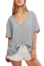 Camiseta Nina V Gris
