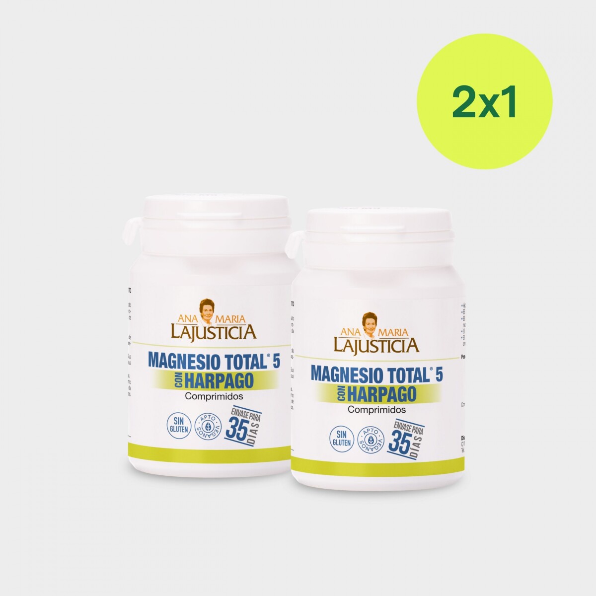 2x1 Magnesio Total 5 con Harpago - Ana Maria Lajusticia 