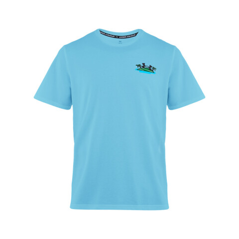 UA M 60/40S FTBL VACATION SS-BLU BLU-494