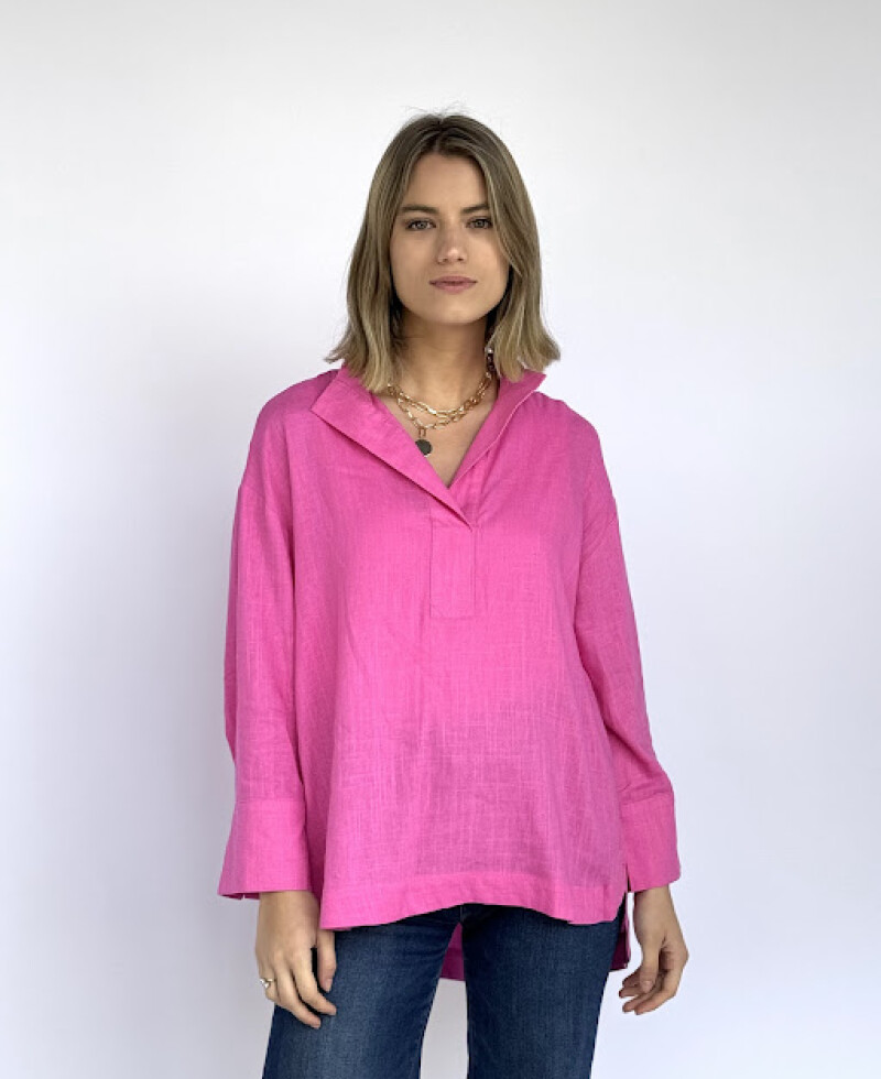 Camisa Sicilia fucsia