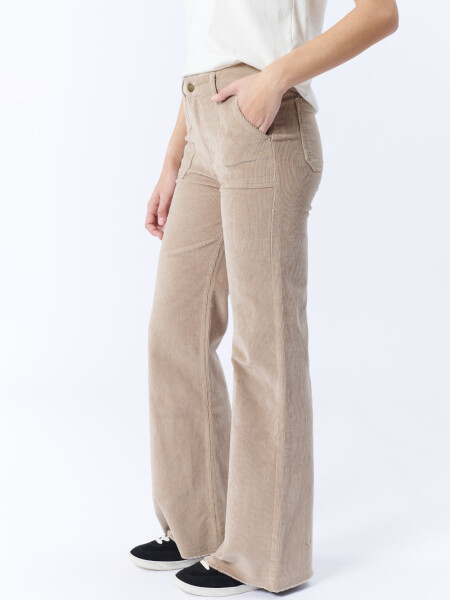 Pantalón de pana oxford Beige