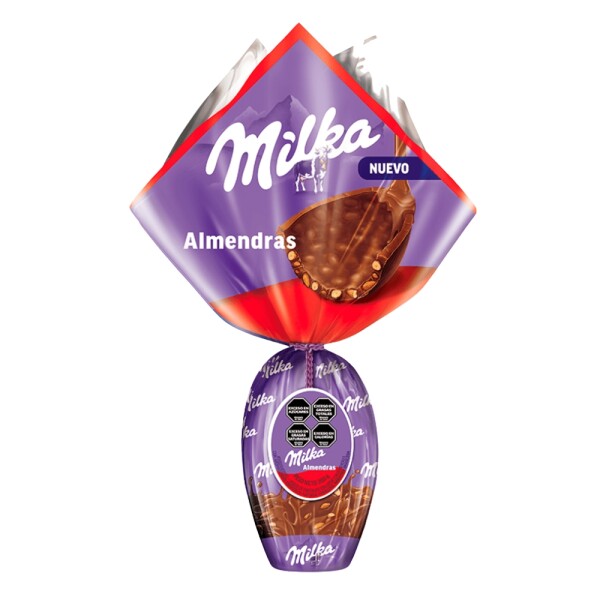 Milka Huevo De Pascua Con Leche Y Almendras 200g Milka Huevo De Pascua Con Leche Y Almendras 200g