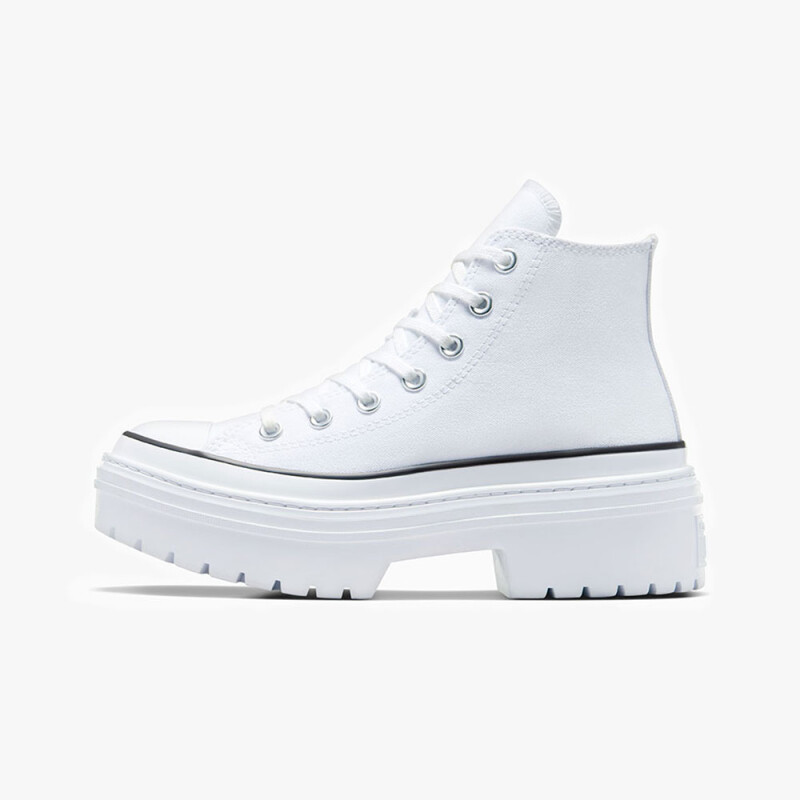 CTAS LUGGED HEEL HI WHITE/BLACK/EGRET WHITE/BLACK/EGRET