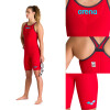 Malla De Competicion Para Mujer Arena Women's Powerskin Carbon Air2 Closed Back Rojo