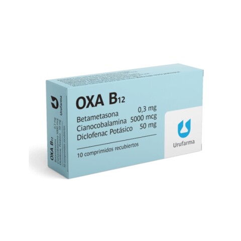 Oxa B12 0.3/5000mcg/50mg 10 comprimidos recubiertos Oxa B12 0.3/5000mcg/50mg 10 comprimidos recubiertos