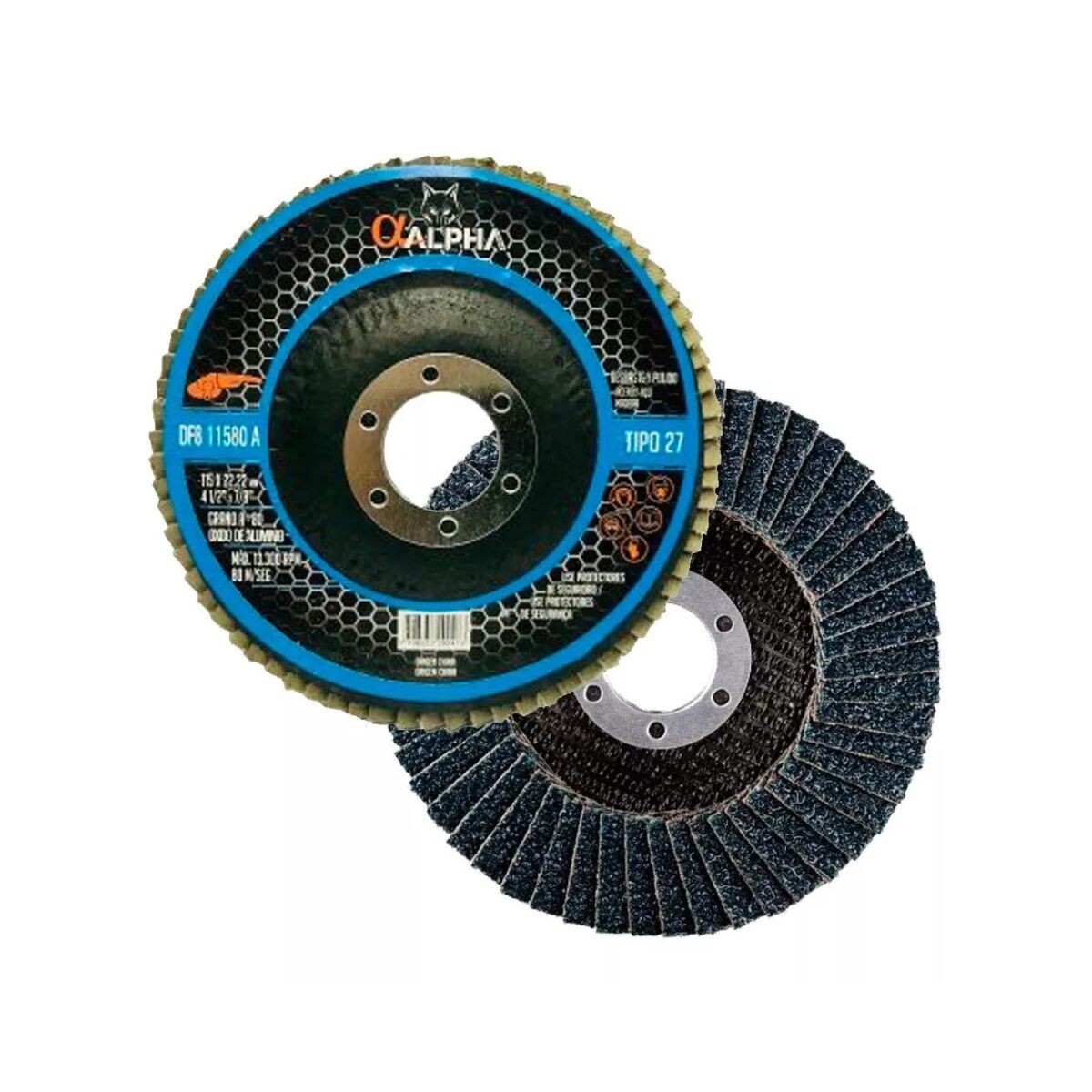 Disco Flap 115mm Para Acer Y Mad Grano 60 Alpha Pro 