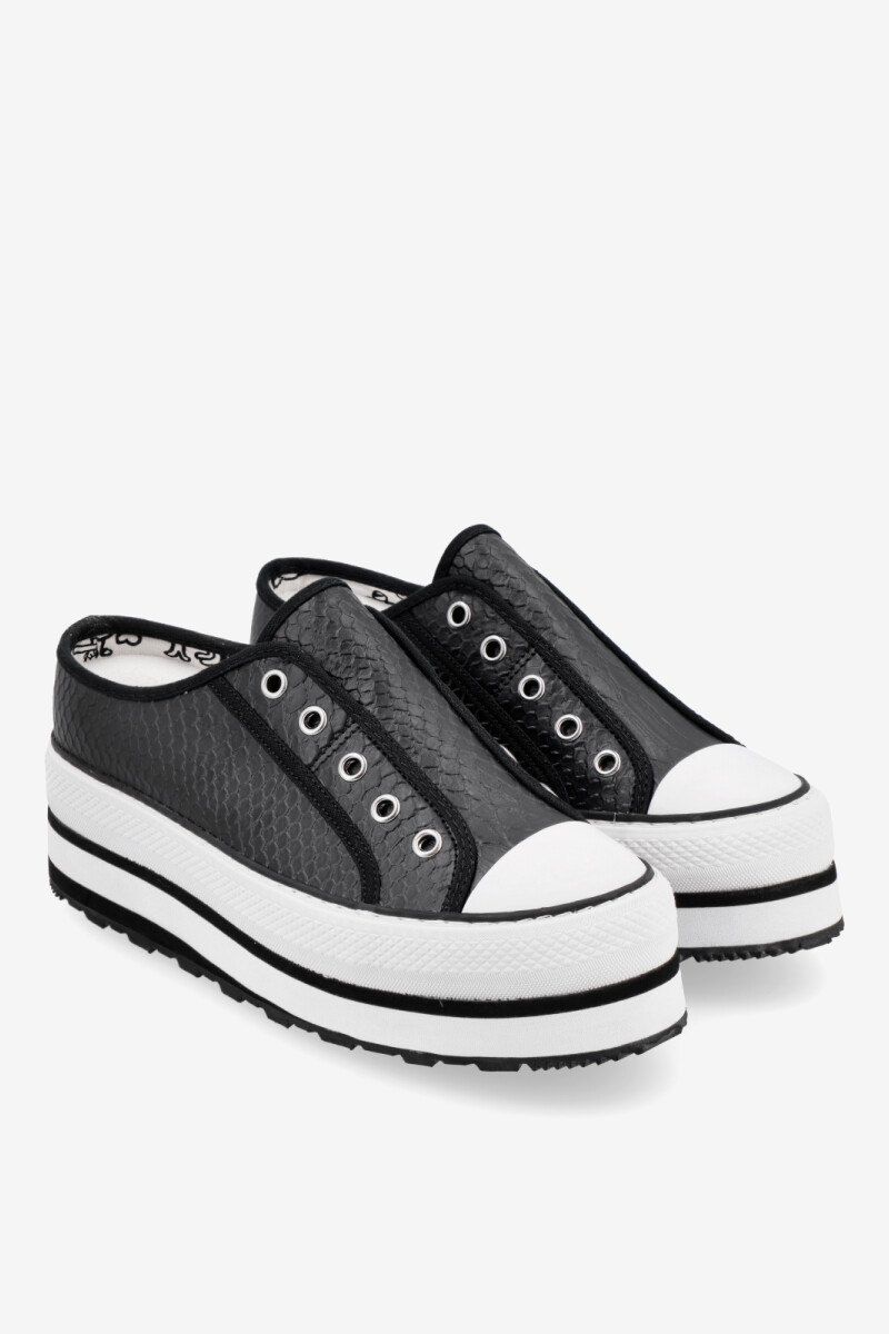 ZAPATILLA OLD SCHOOL - SLIPPER Negro