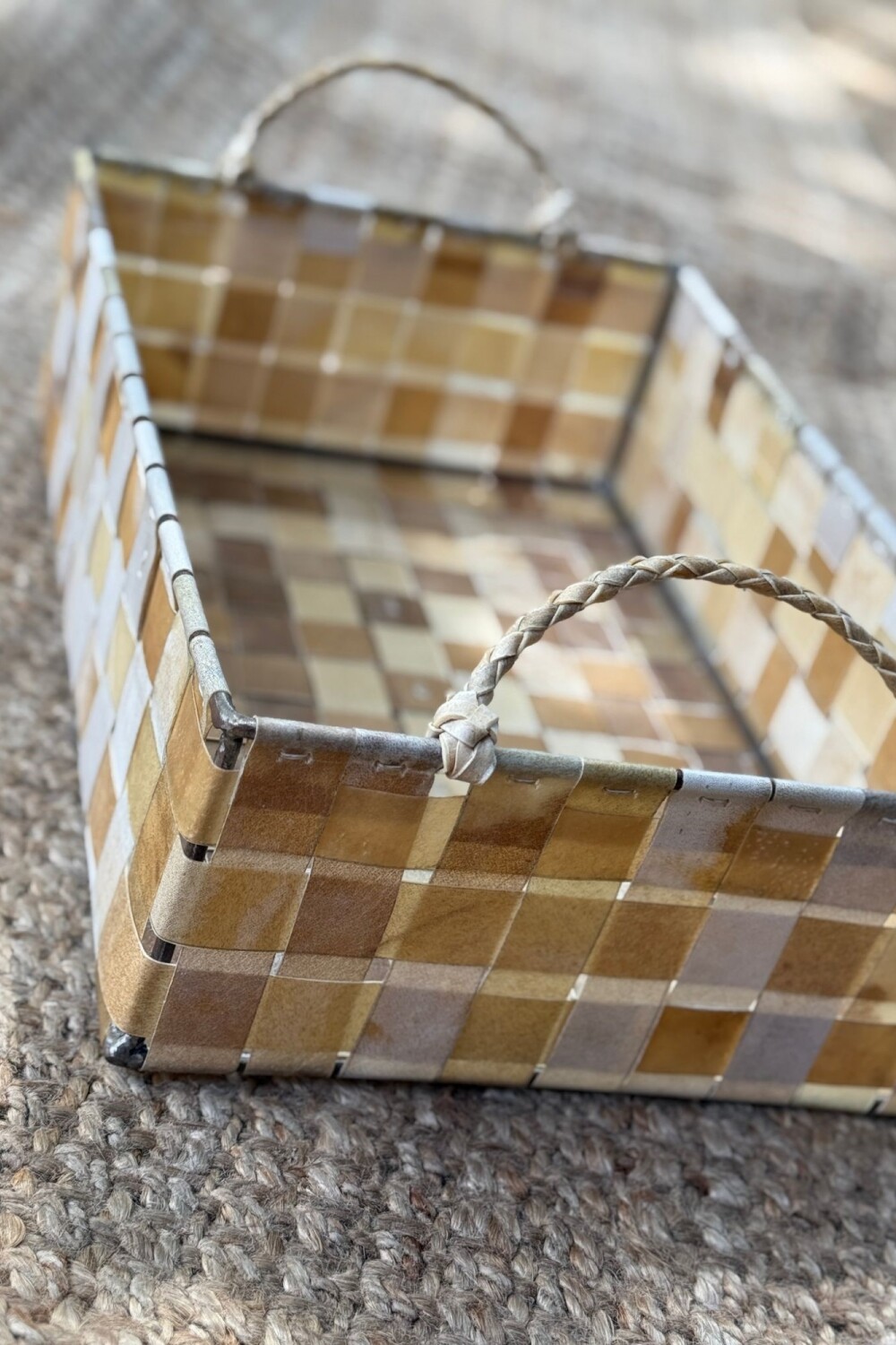 Rectangular Braided Table Basket Chico Claro