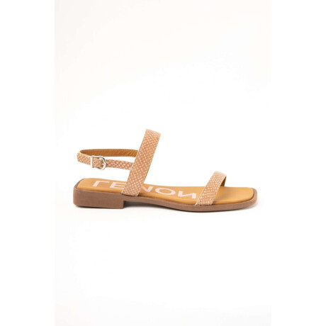 Sandalia Texturada Beige