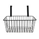 Organizador bajo mesada acero 24x12x22,5 cm NEGRO