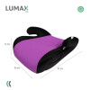 Booster Alzador de Seguridad Lumax Kids para Auto Violeta