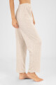 Pantalon rib grueso beige Beige