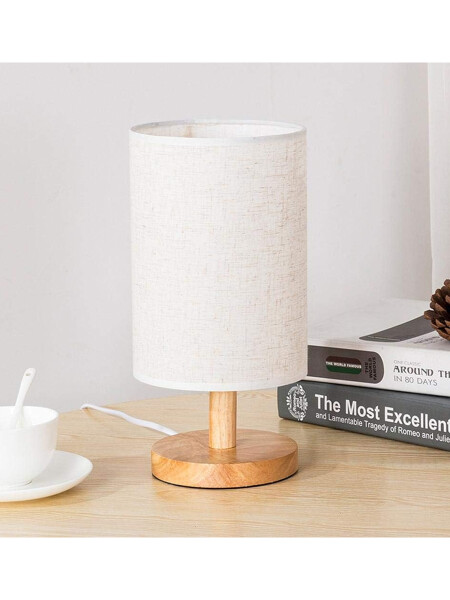 LAMPARA DE MESA MADERA