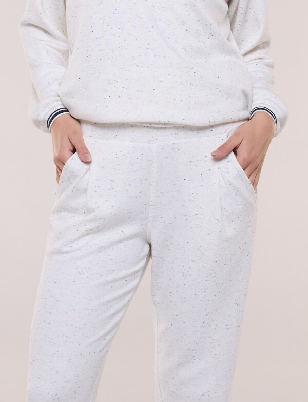 Jogger Comfy Con Bolsillos CRUDO/MULTI