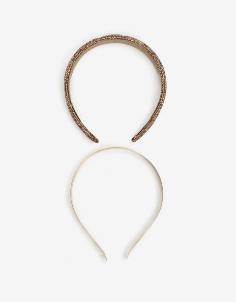 Vinchas Sets Strass Set De Vinchas Rígidas - Combinacion Bicolor