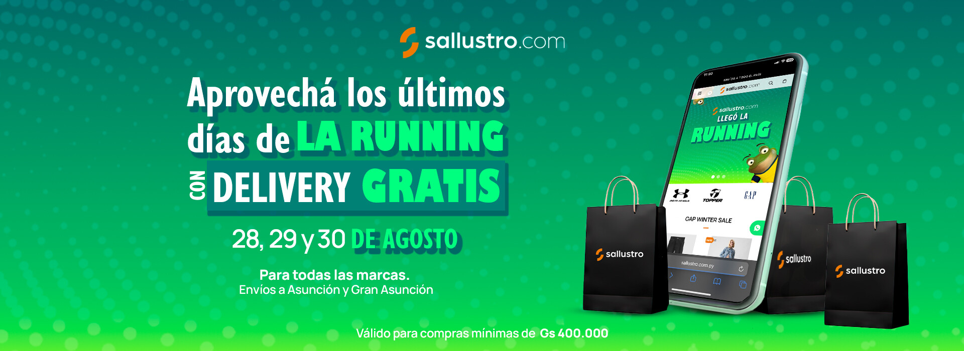 DELIVERY GRATUITO ASUNCION Y GRAN ASUNCION