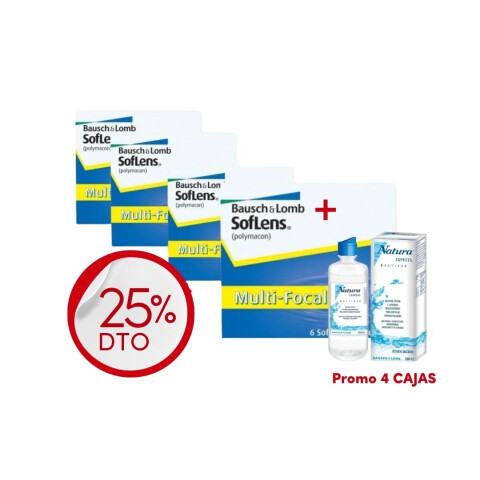 Soflens 66 Multifocal PROMO 3+1 + Renú Natura Soflens 66 Multifocal Promo 3+1 + Renú Natura