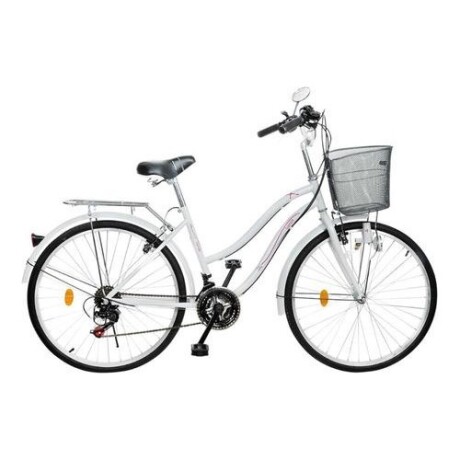 Bicicleta Vintage Rodado 26 y 21 cambios Blanco